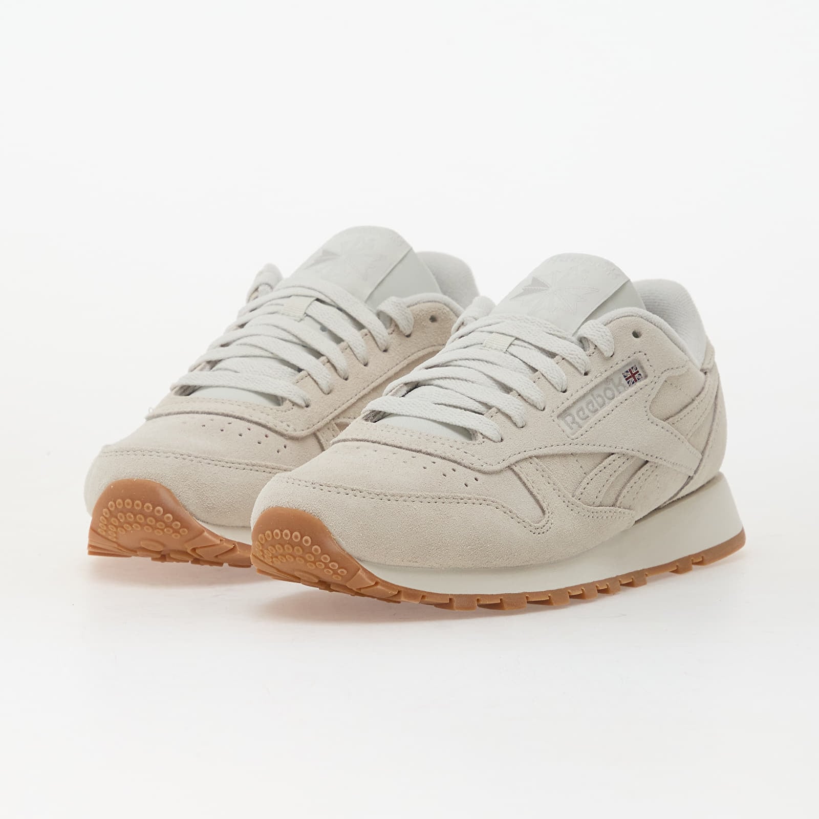 Pánské tenisky a boty Reebok Classic Leather Soft Grey/ Chalk/ Gum