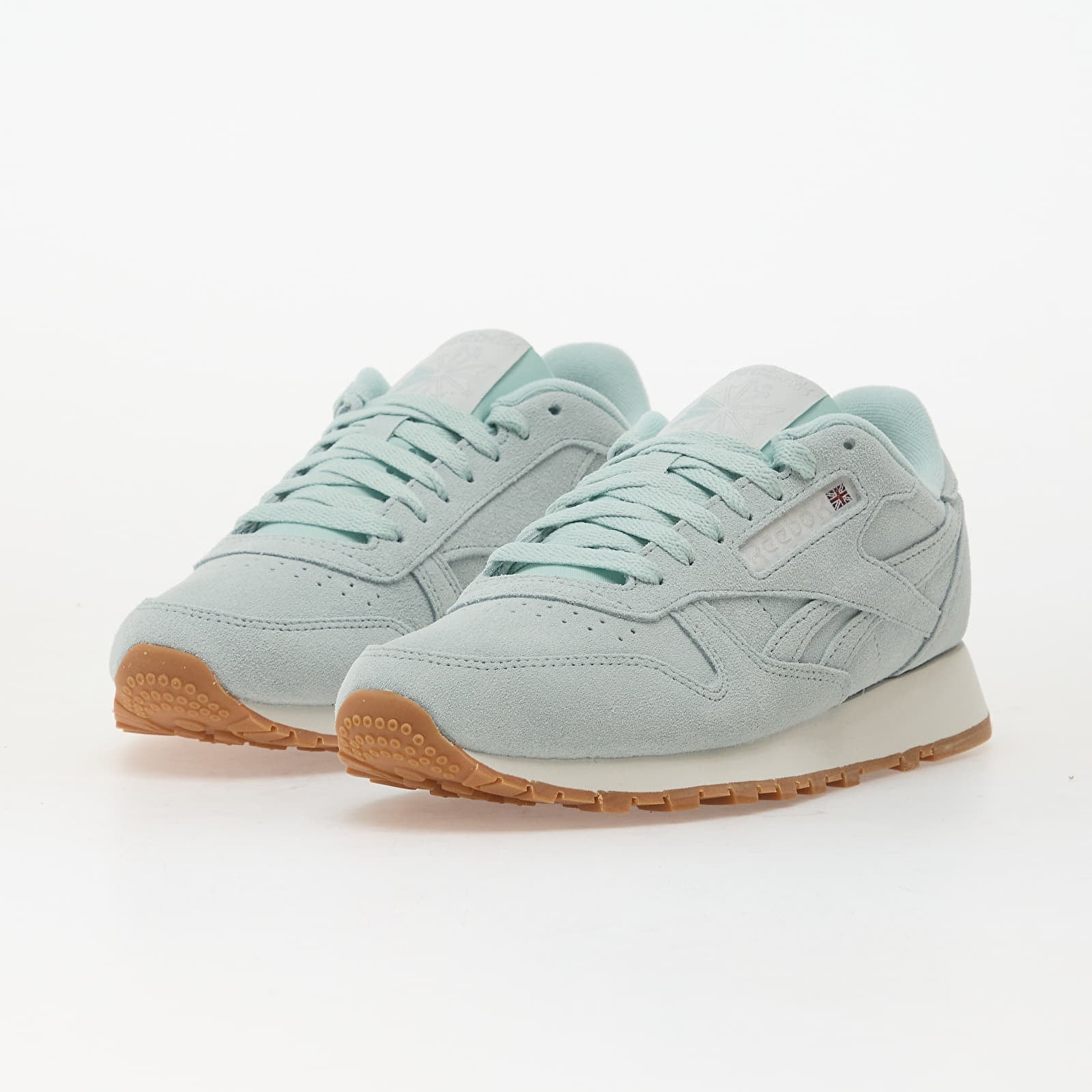 Pánské tenisky a boty Reebok Classic Leather Tranquil Teal/ Chalk/ Gum