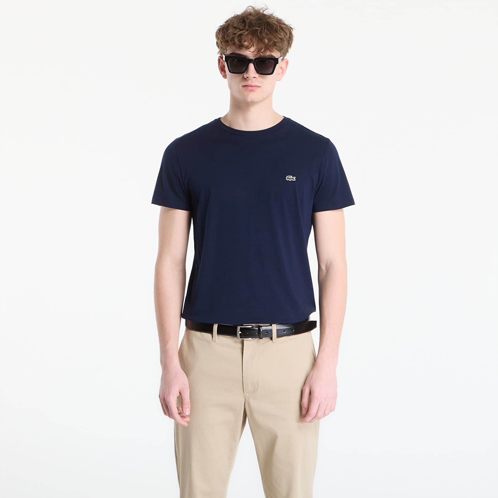 T-Shirts Männer LACOSTE Men's T-Shirt Navy