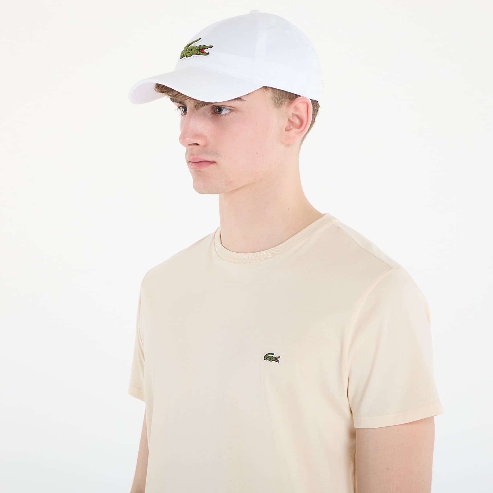 T-Shirts Männer LACOSTE Tee-Shirt Naturel Clair