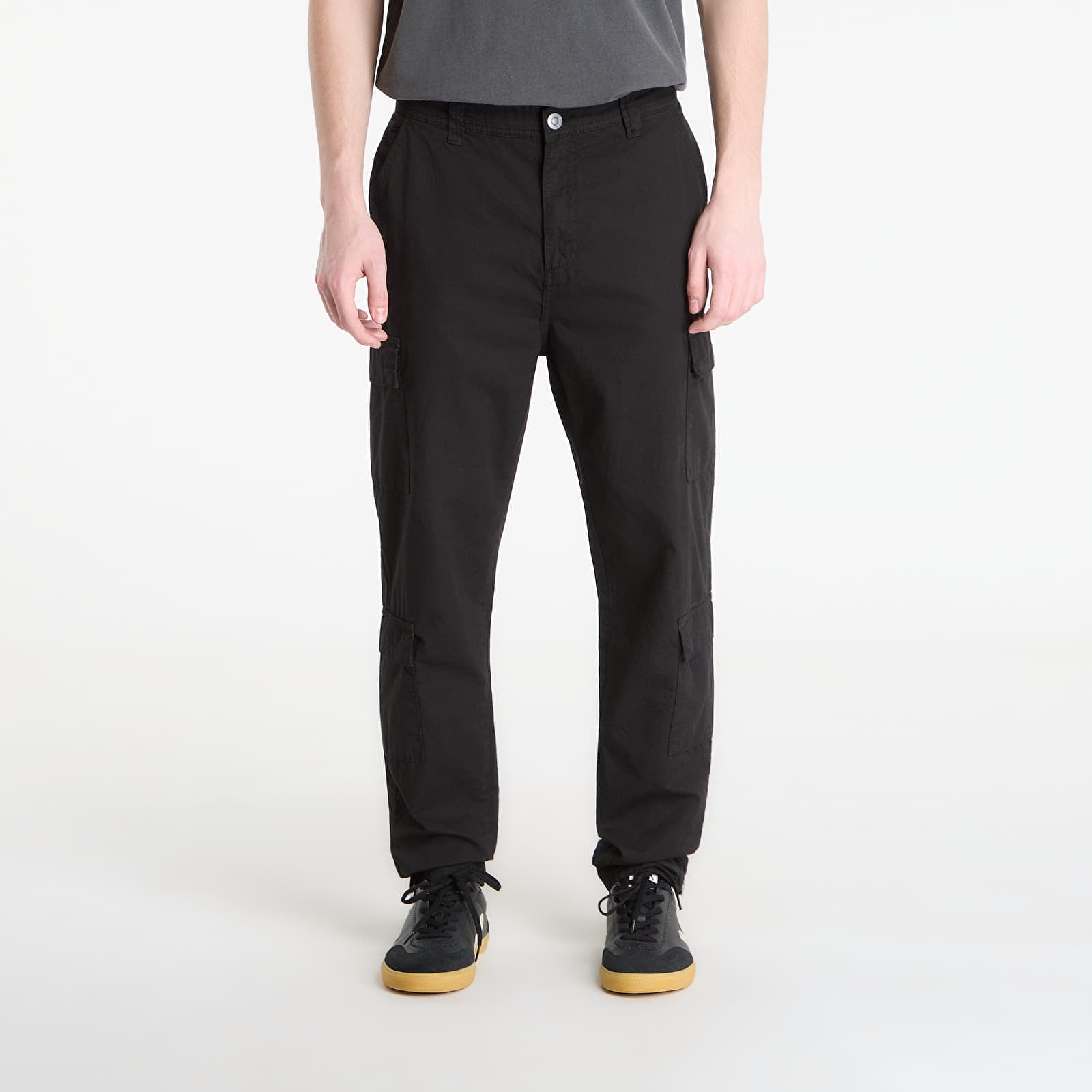 Παντελόνια Urban Classics Tapered Double Cargo Pants Black W34