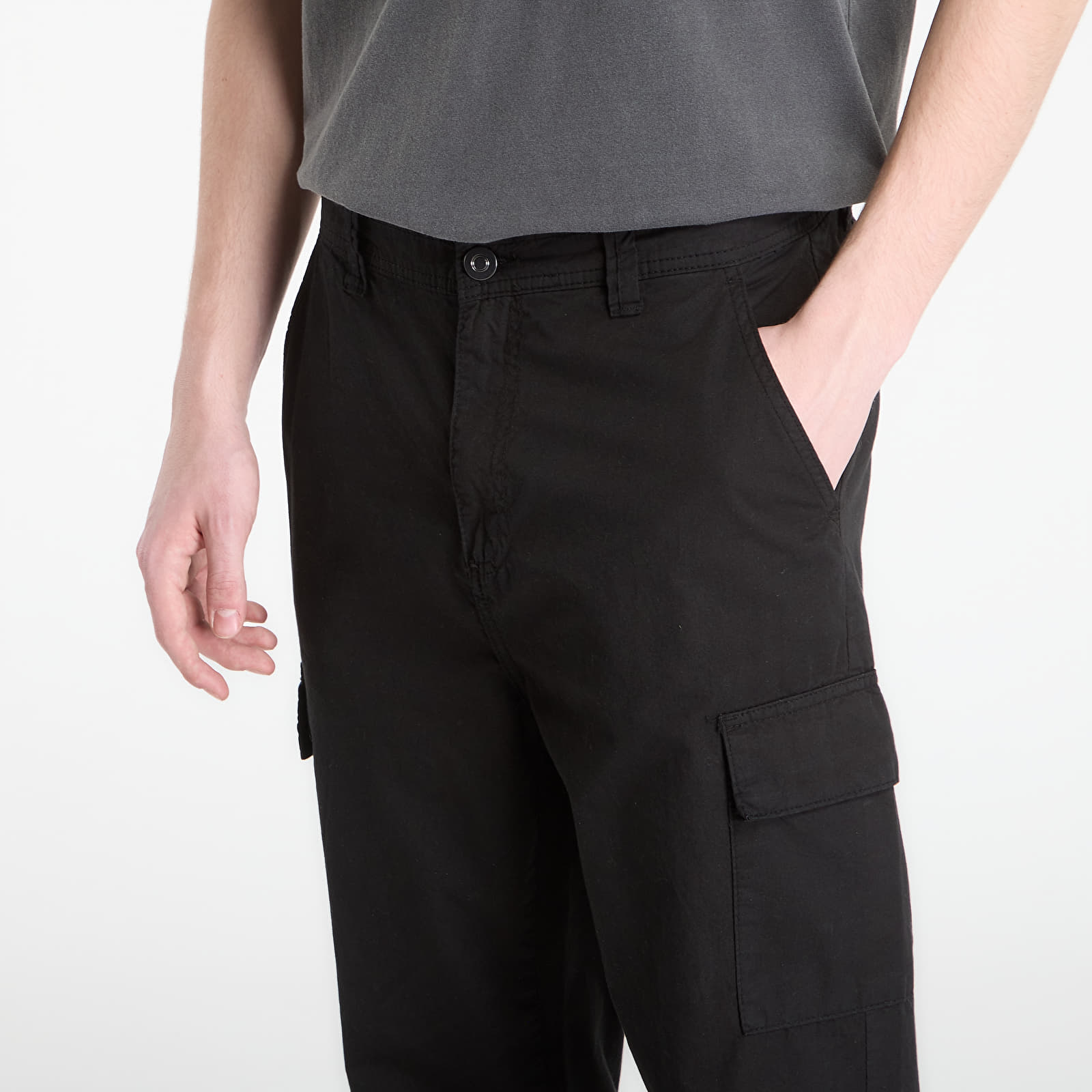 ALL Urban Classics Tapered Double Cargo Pants Black