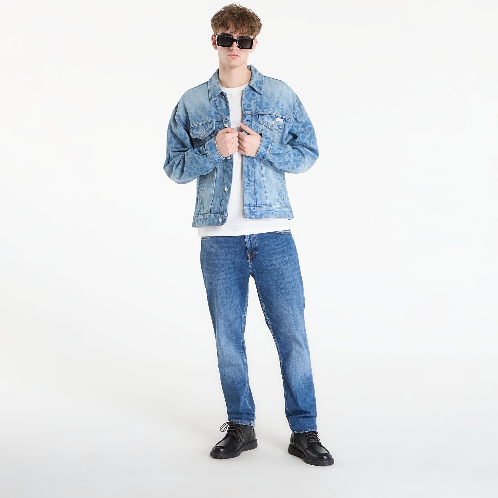 Moške jakne Calvin Klein Jeans 90S Trucker Jacket Light Playbill