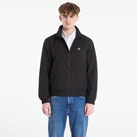 Jachetă Calvin Klein Jeans Ls Unfilled Nylon Harrington Jacket Black