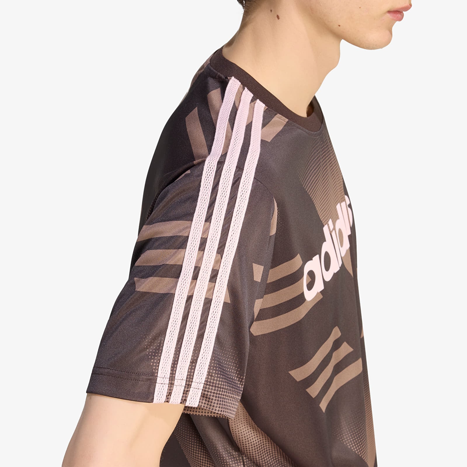 Tröjor för män adidas Loose Sponsored Jersey Aurora Coffee
