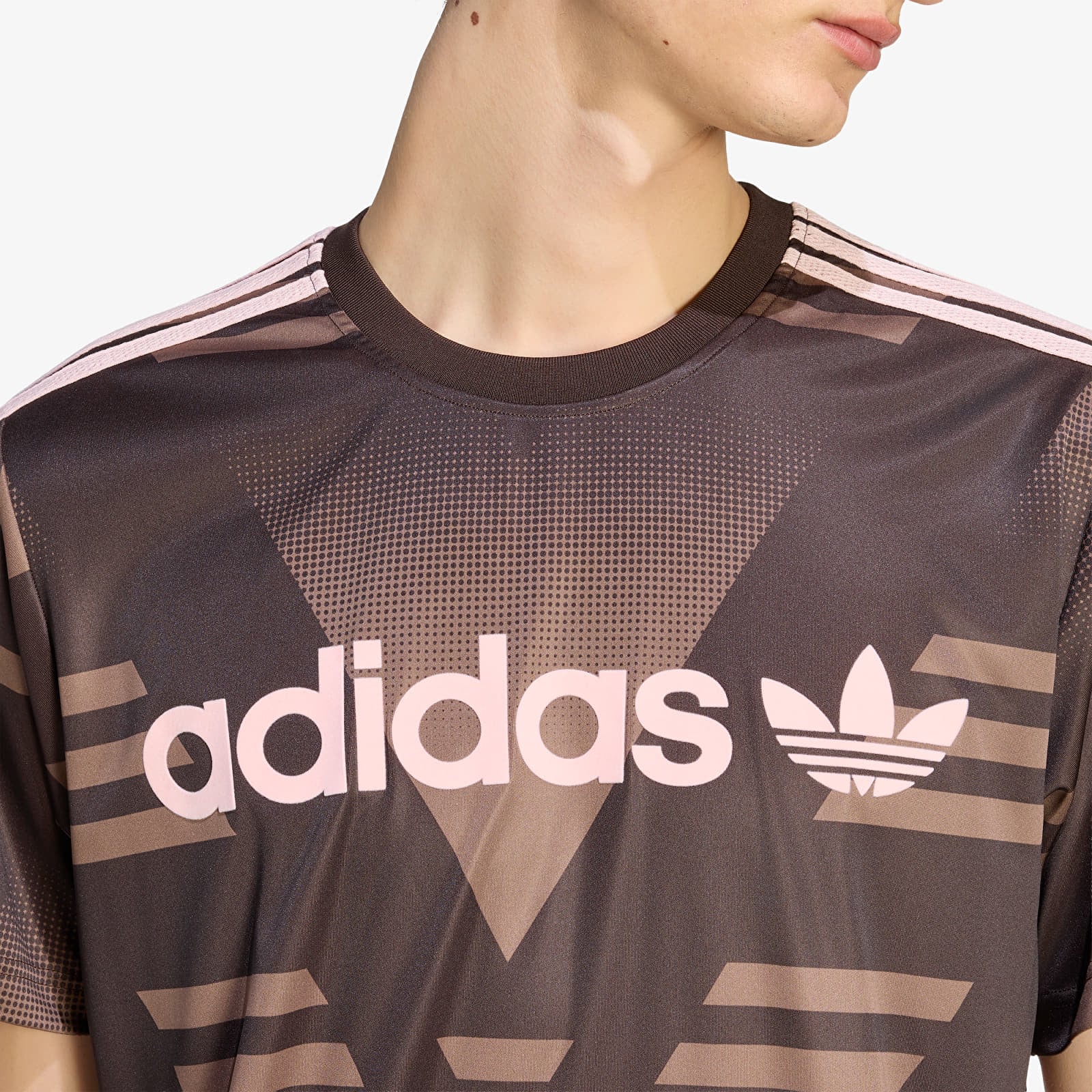 Tröjor för män adidas Loose Sponsored Jersey Aurora Coffee