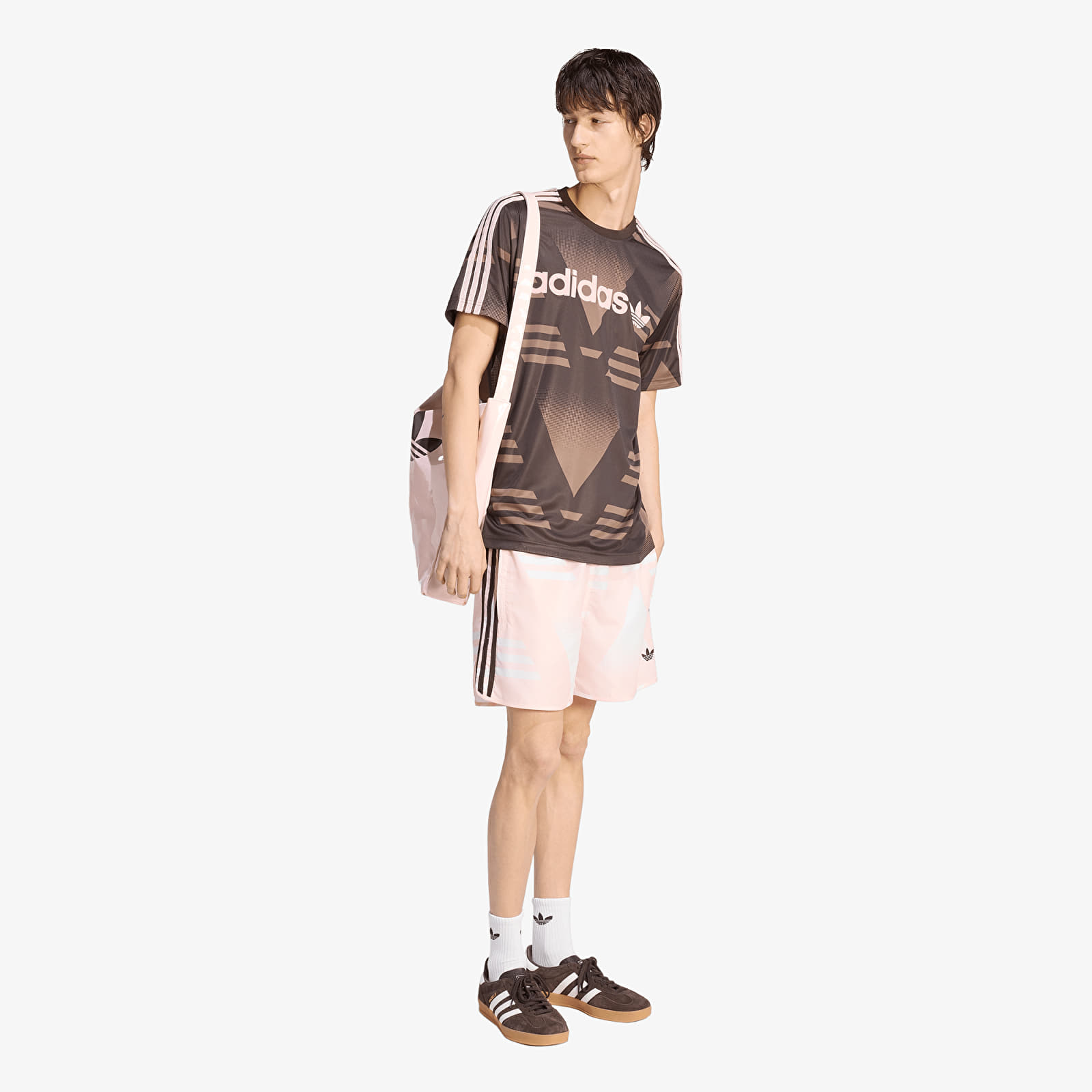 Tröjor för män adidas Loose Sponsored Jersey Aurora Coffee