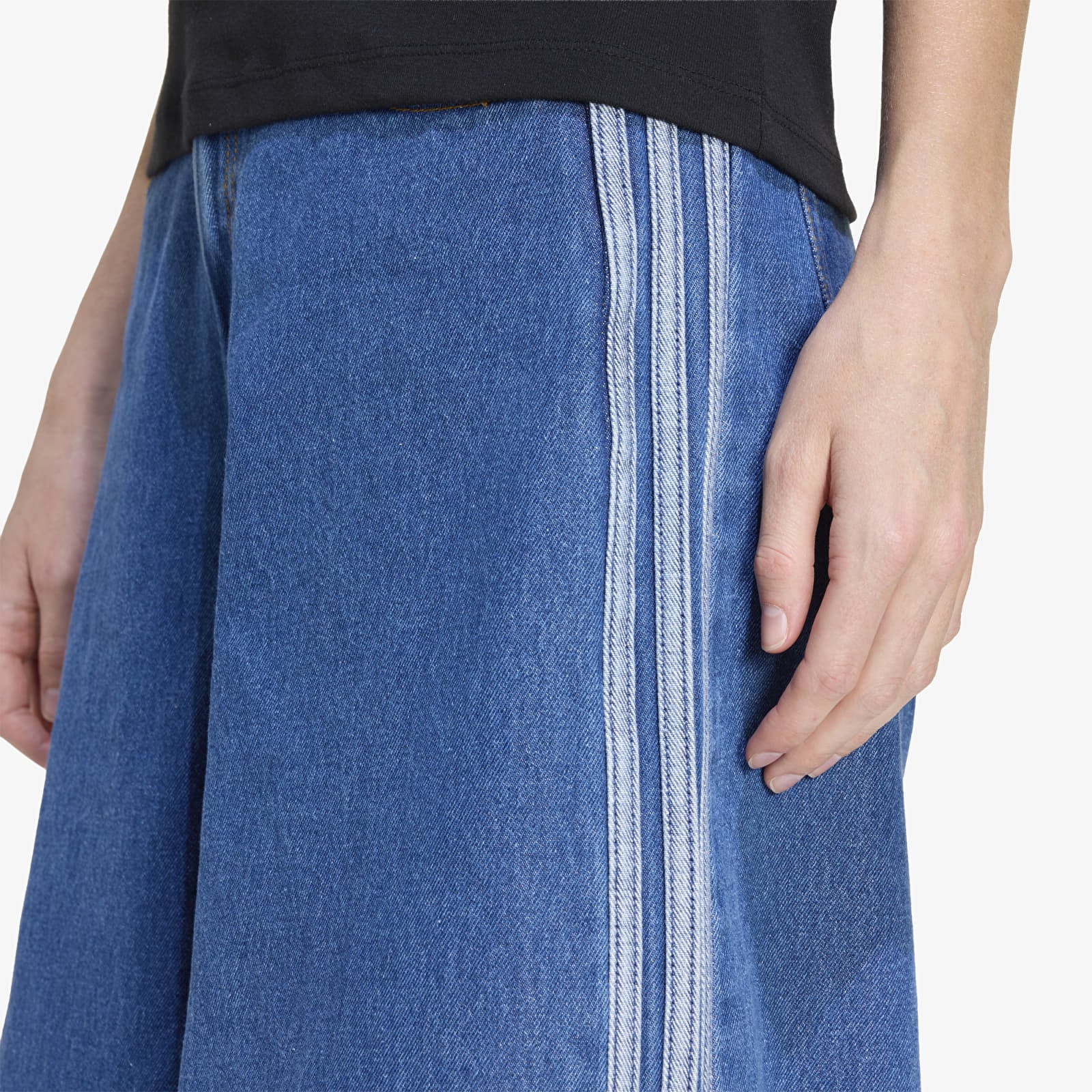 Shorts for kvinner adidas Firebird Jorts Denim Medium Vintage Denim