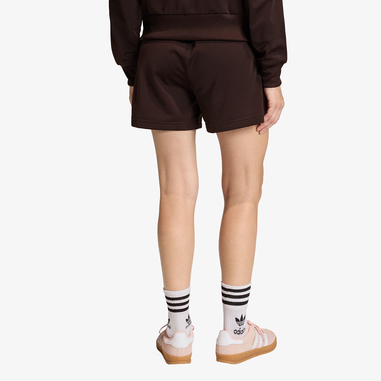 Shorts for kvinner adidas Firebird Classic Shorts Aurora Coffee/ Sandy Pink