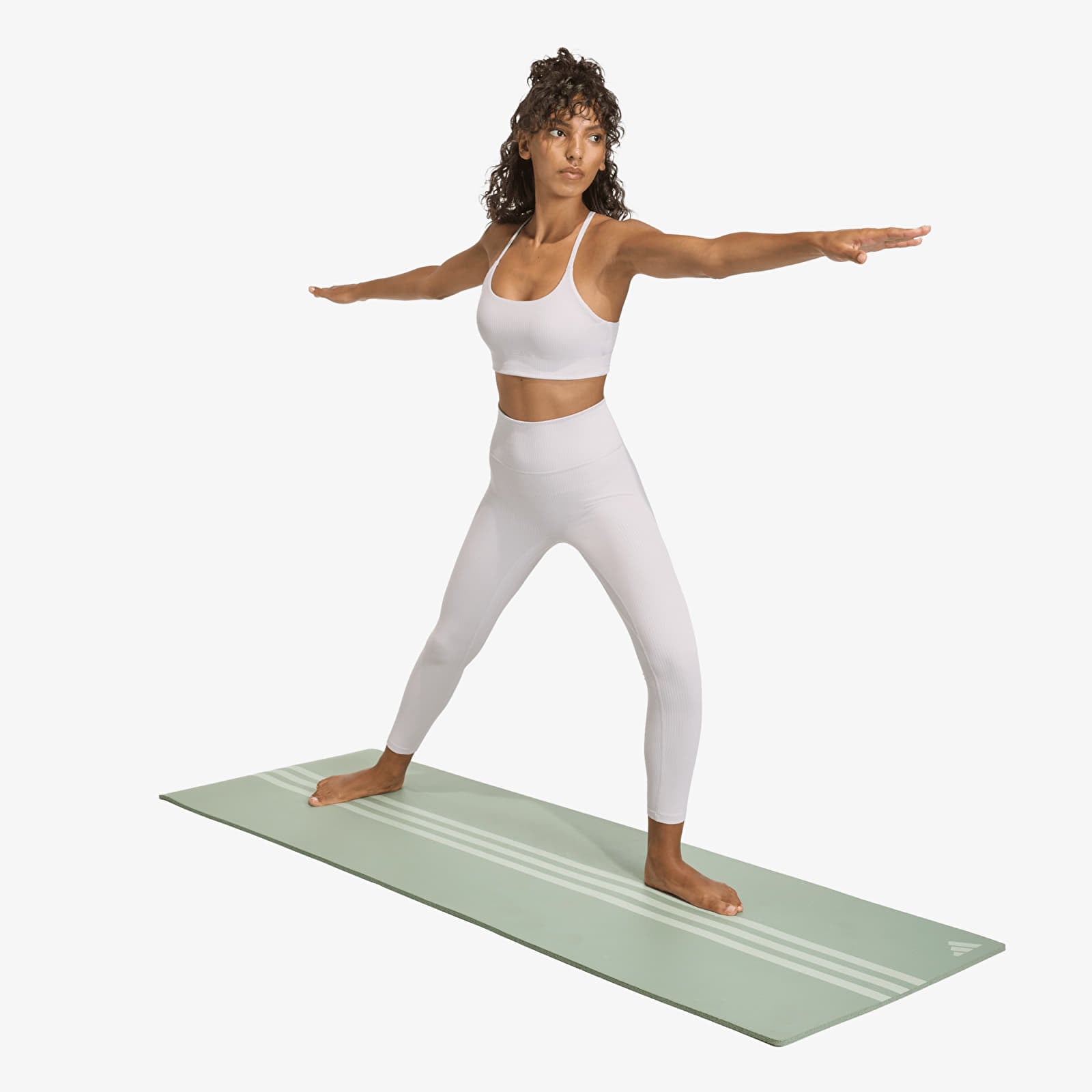 Women's Leggings adidas All Me Rib 7/8 Leggings Ice Purple