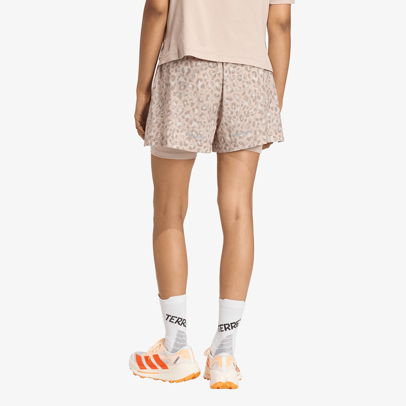 Women's Shorts adidas Terrex Xploric 2In1 Shorts Printed Wonder Alumina/ Wonder Taupe/ Trace Brown