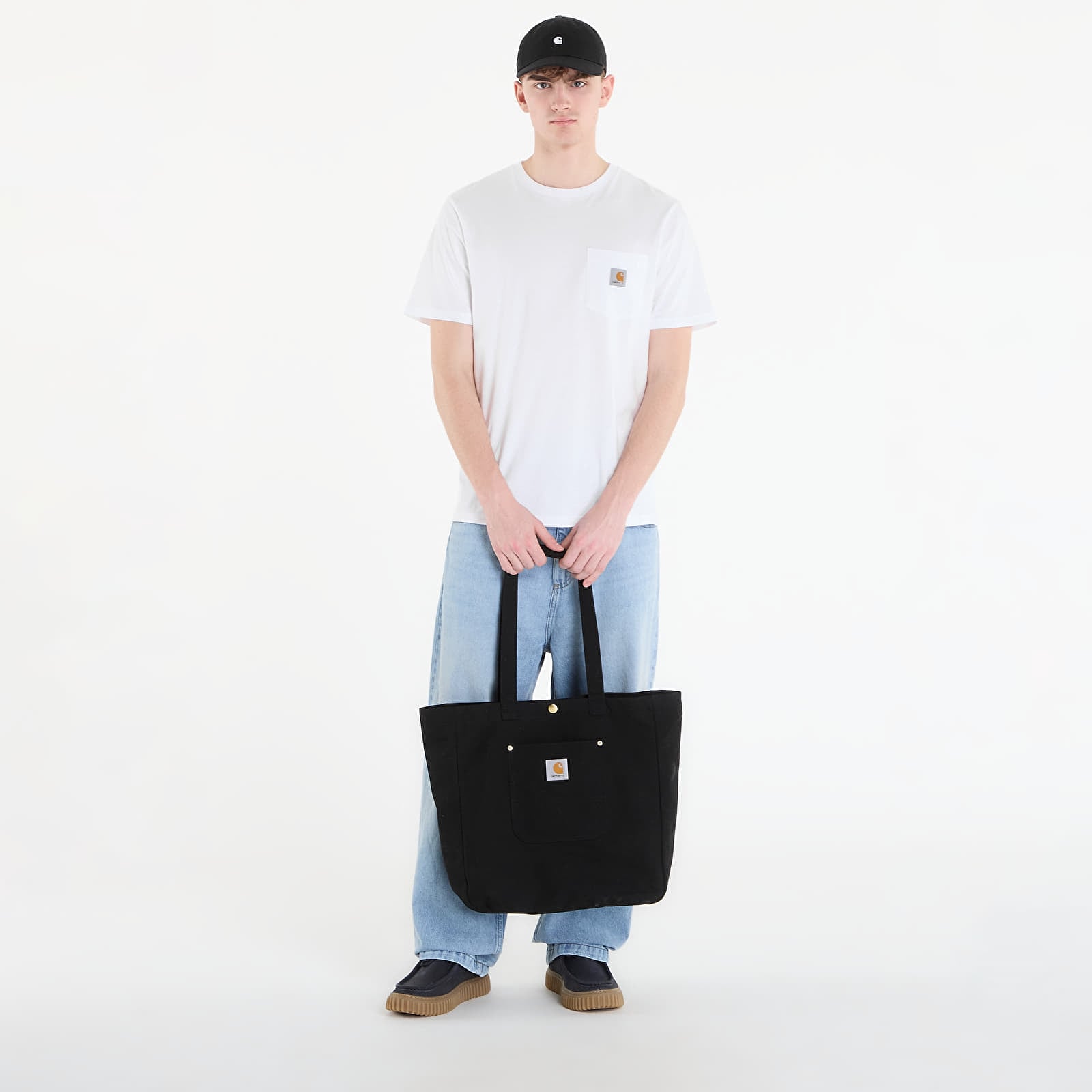 Trička Carhartt WIP Pocket Short Sleeve T-Shirt UNISEX White