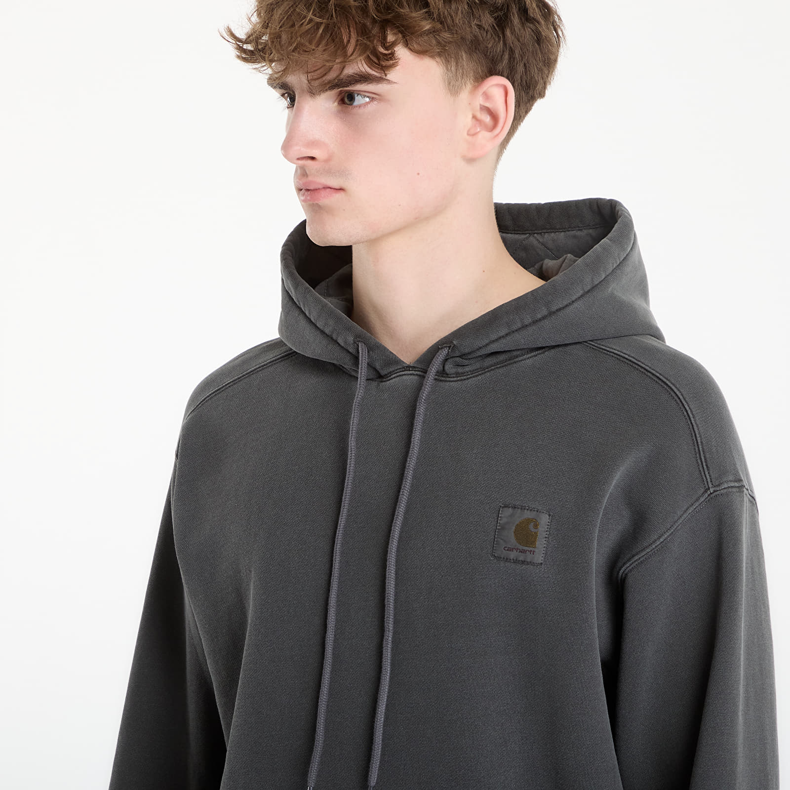 Moški hoodiji  Carhartt WIP Hooded Nelson Sweat UNISEX Black