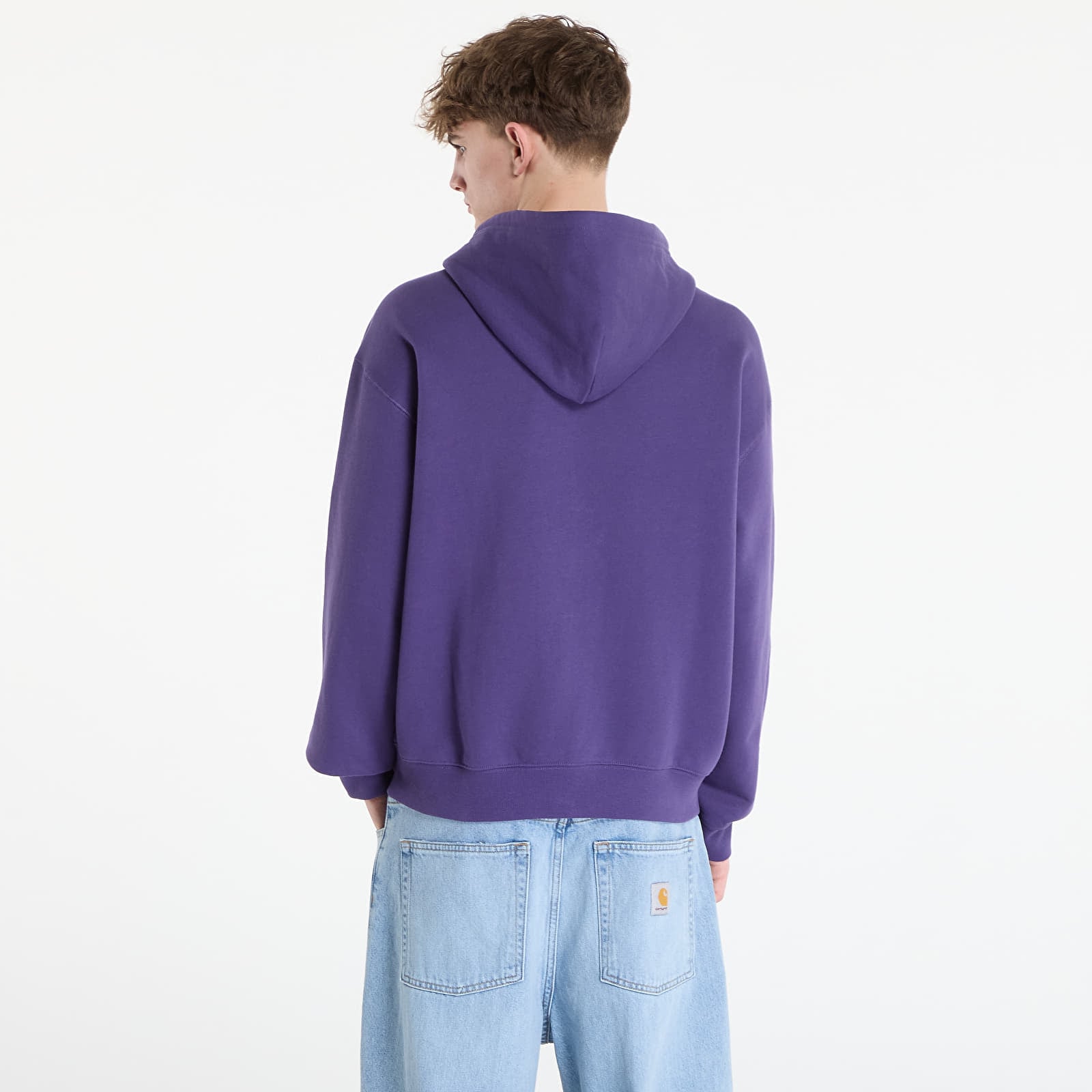 Herren-Sweatshirts Carhartt WIP Hooded WIP Label Sweat Jacket UNISEX Calla