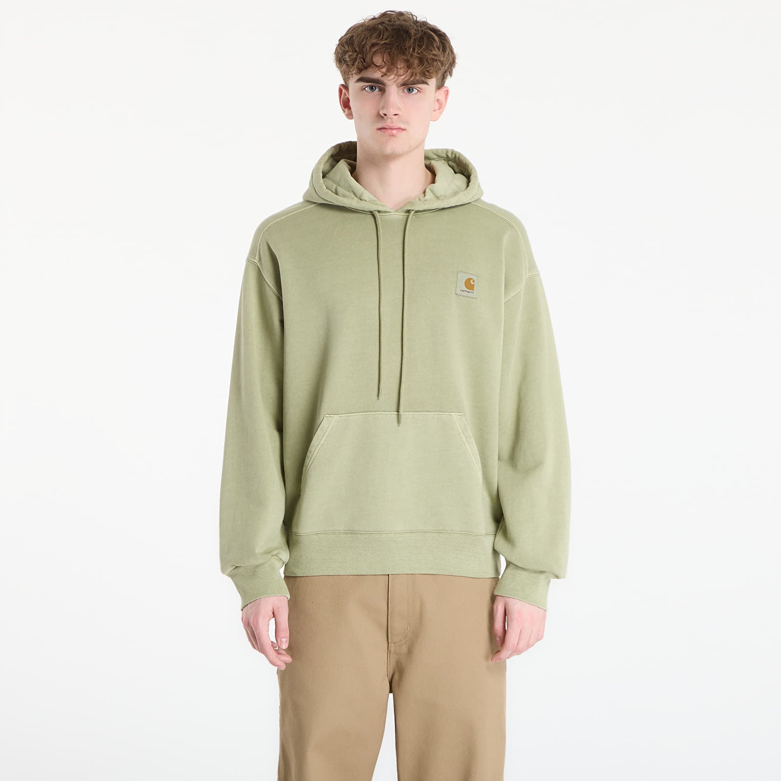 Sweatshirt Carhartt WIP Hooded Nelson Sweat UNISEX Gentle Green L