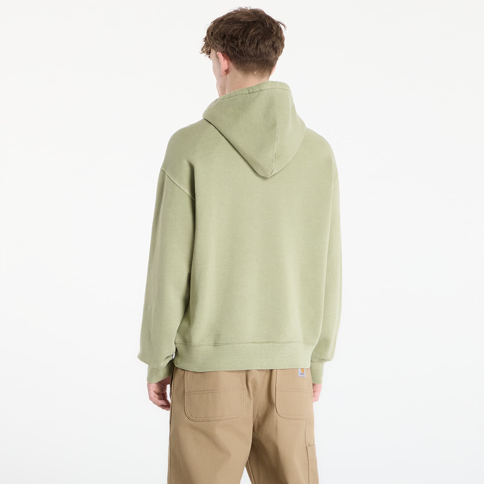 Sweats à capuche homme Carhartt WIP Hooded Nelson Sweat UNISEX Gentle Green