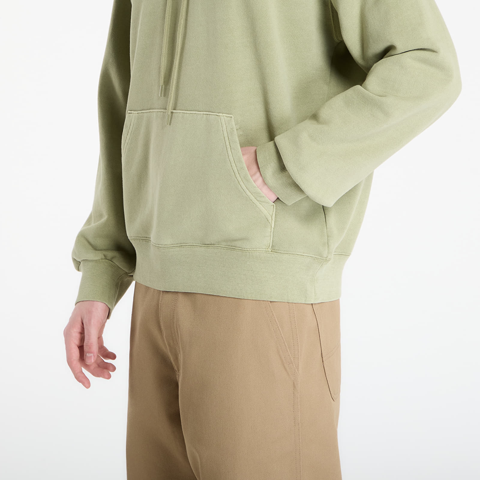Sweats à capuche homme Carhartt WIP Hooded Nelson Sweat UNISEX Gentle Green