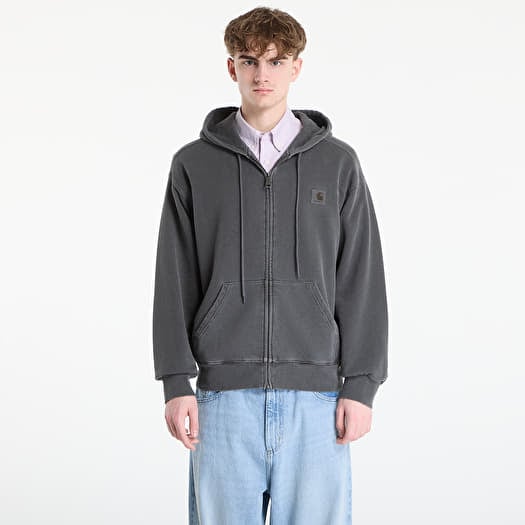 Sweatshirt Carhartt WIP Hooded Nelson Jacket UNISEX Black