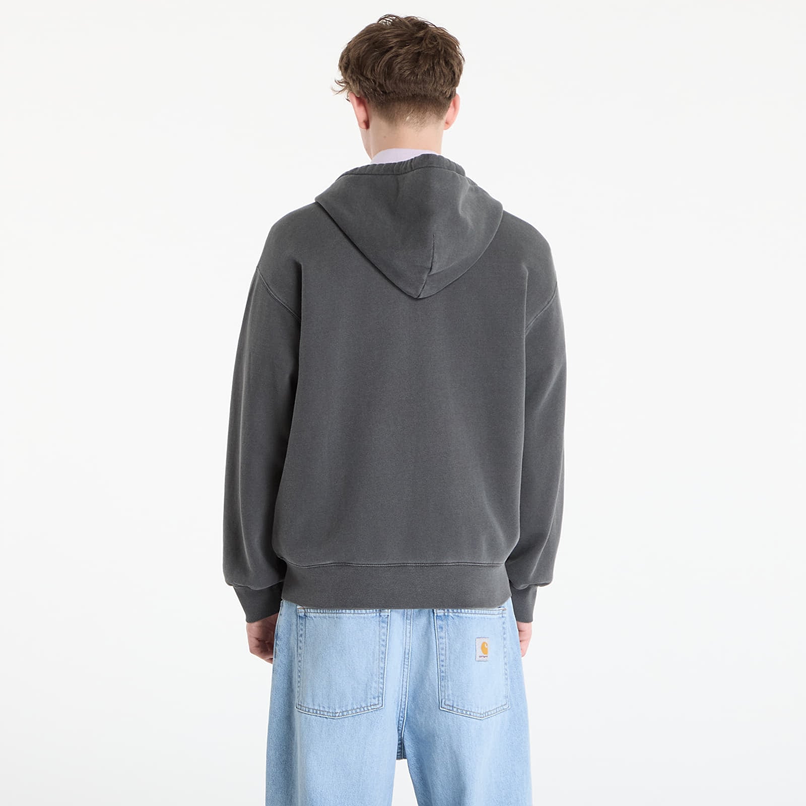 Men's sweatshirts Carhartt WIP Hooded Nelson Jacket UNISEX Black