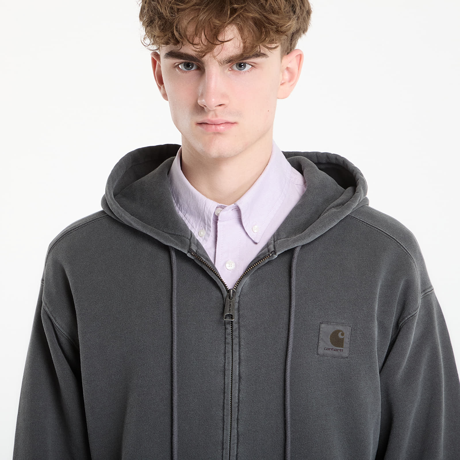 Men's sweatshirts Carhartt WIP Hooded Nelson Jacket UNISEX Black