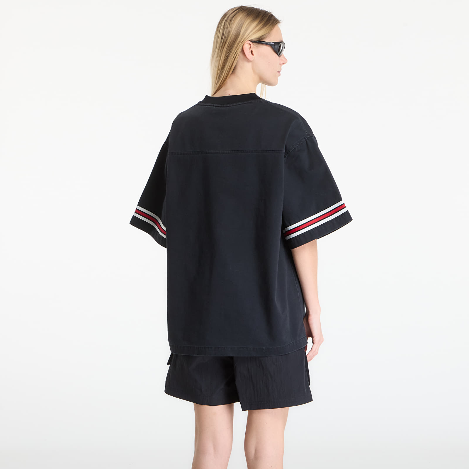 T-shirts femme Jordan Flight Women's Woven Jersey Top Black