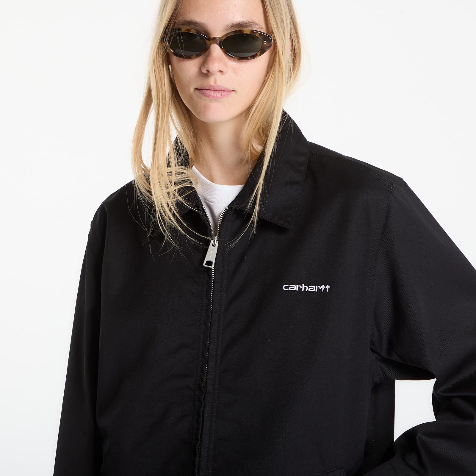 Ανδρικά σακάκια Carhartt WIP Module Script Jacket UNISEX Black/ White