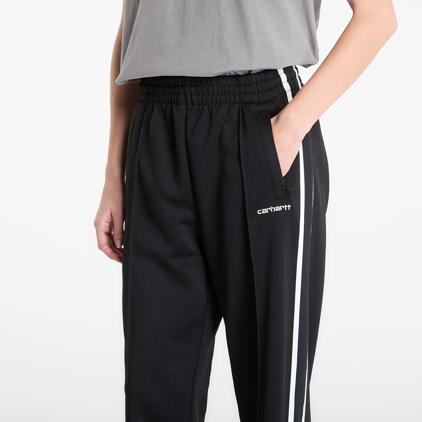 Pantalons de survêtement homme Carhartt WIP Bolar Sweat Pant UNISEX Black/ Wax