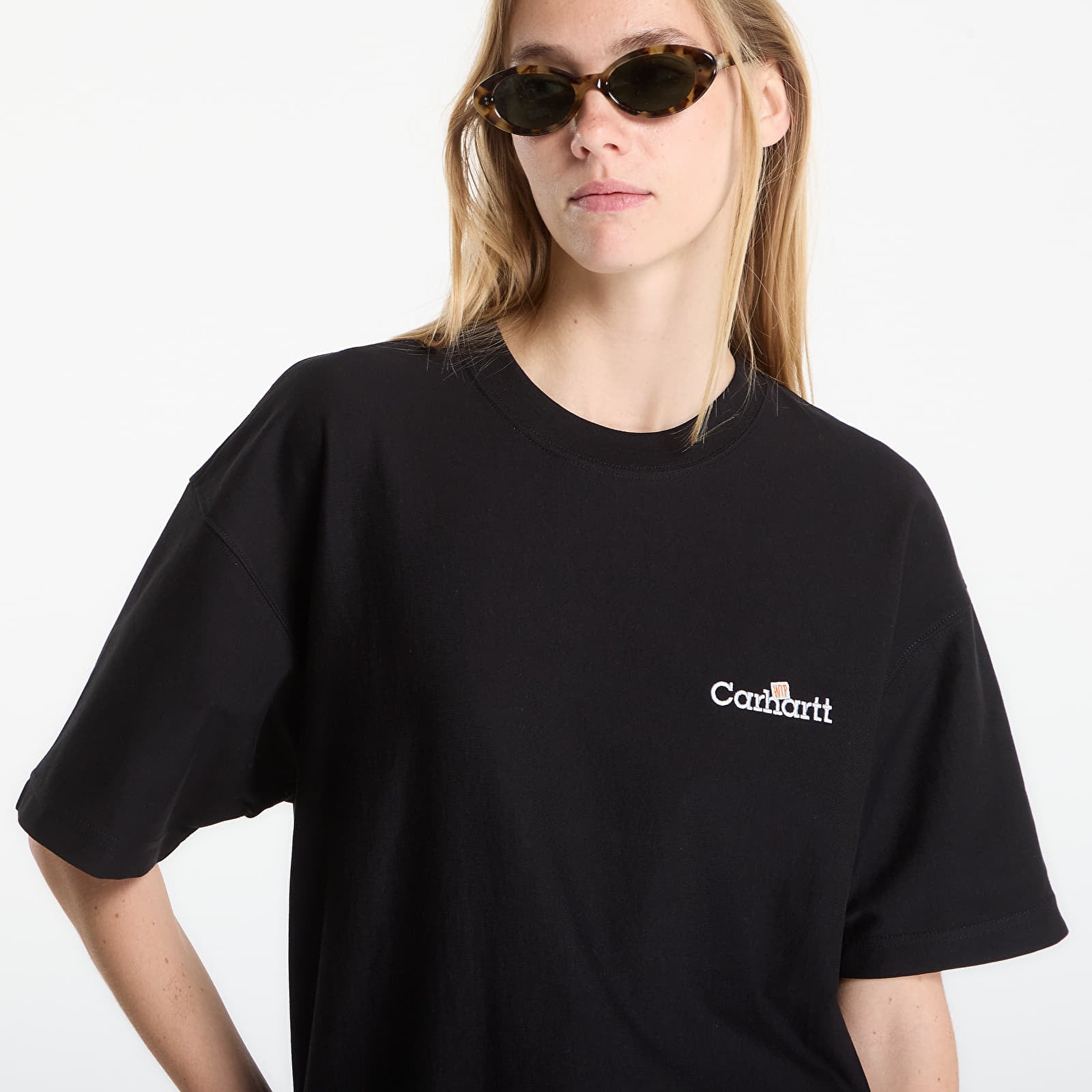 T-shirts homme Carhartt WIP S/S WIP Label T-Shirt UNISEX Black