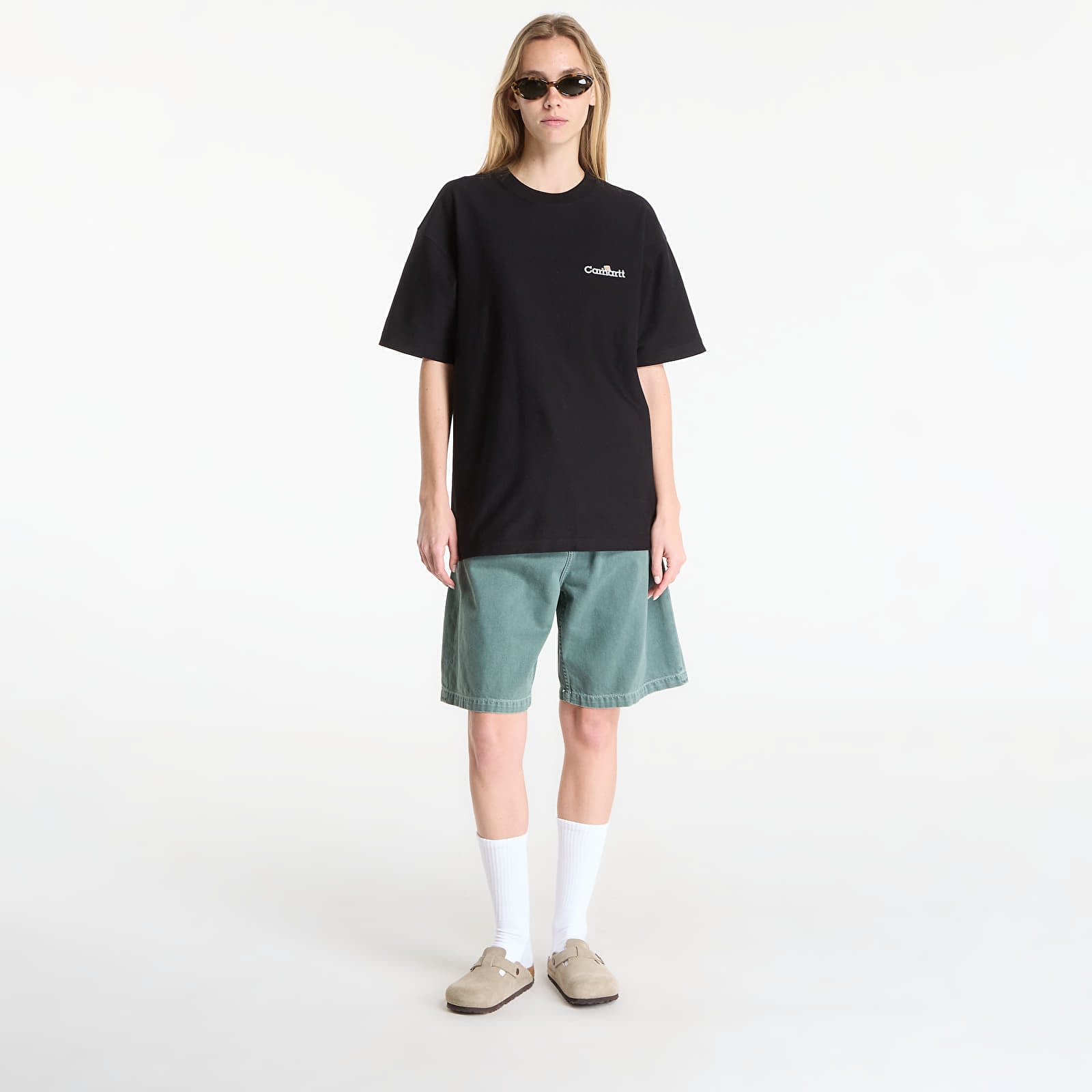 T-shirts homme Carhartt WIP S/S WIP Label T-Shirt UNISEX Black