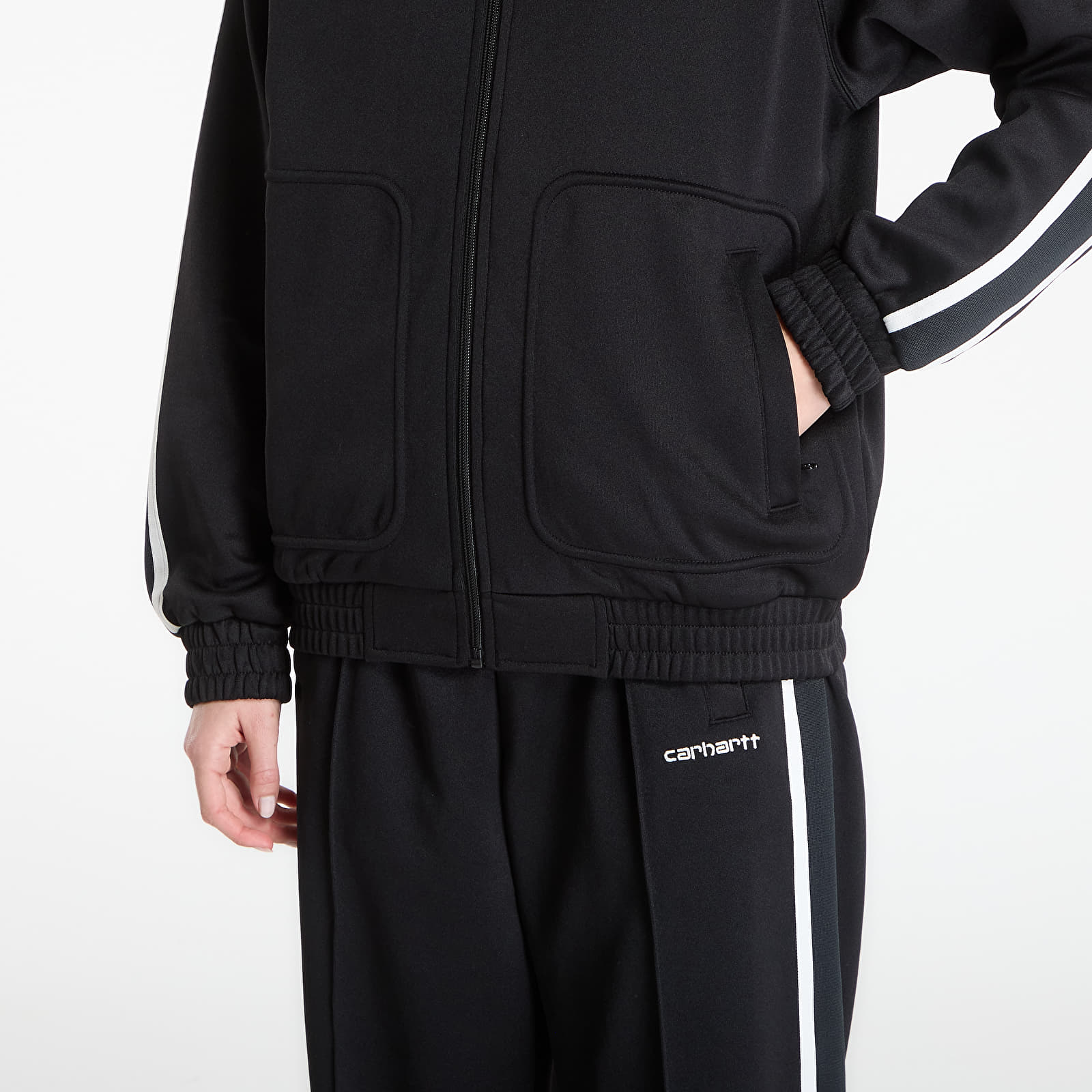 Мужские худи Carhartt WIP Bolar Sweat Jacket UNISEX Black/ Wax