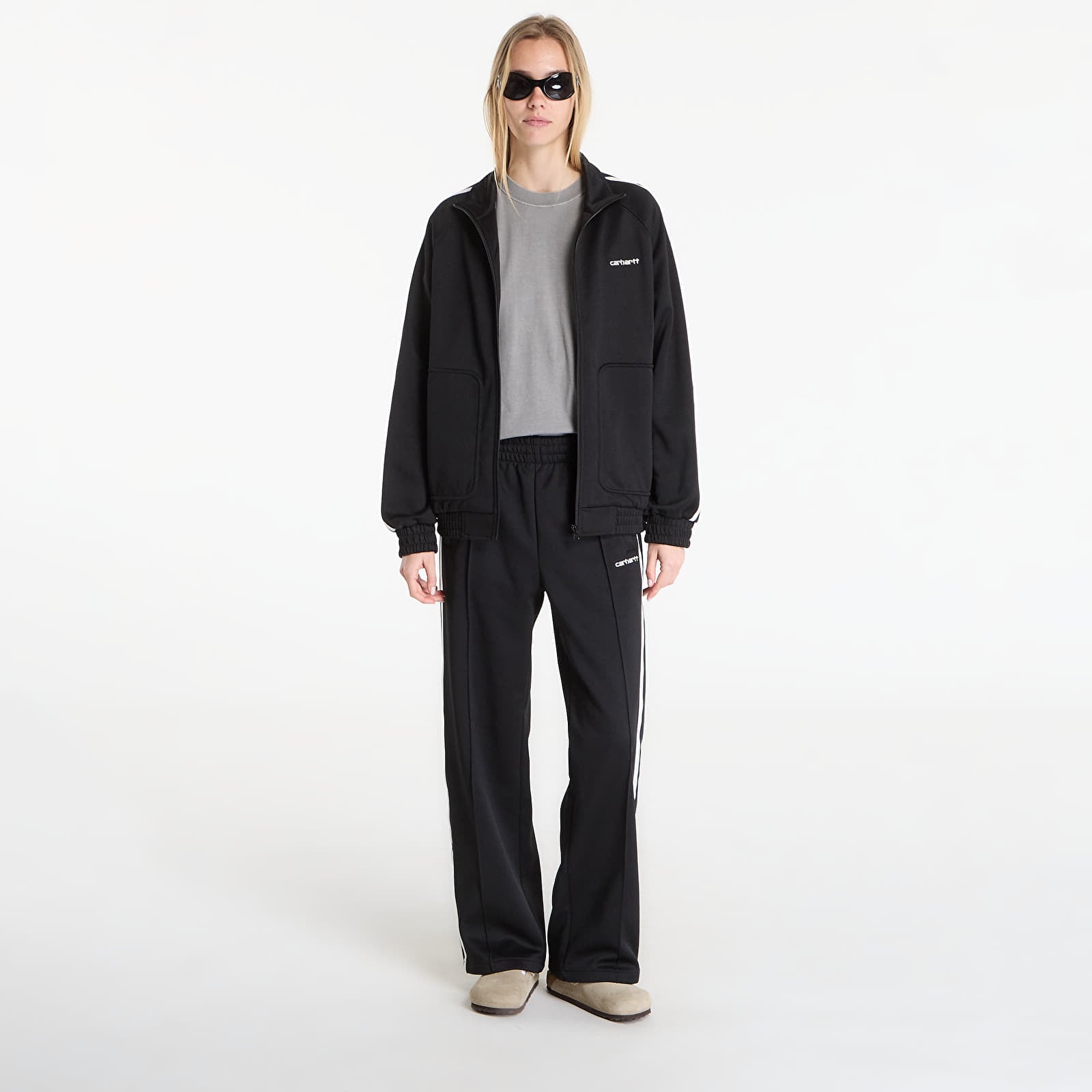 Мужские худи Carhartt WIP Bolar Sweat Jacket UNISEX Black/ Wax