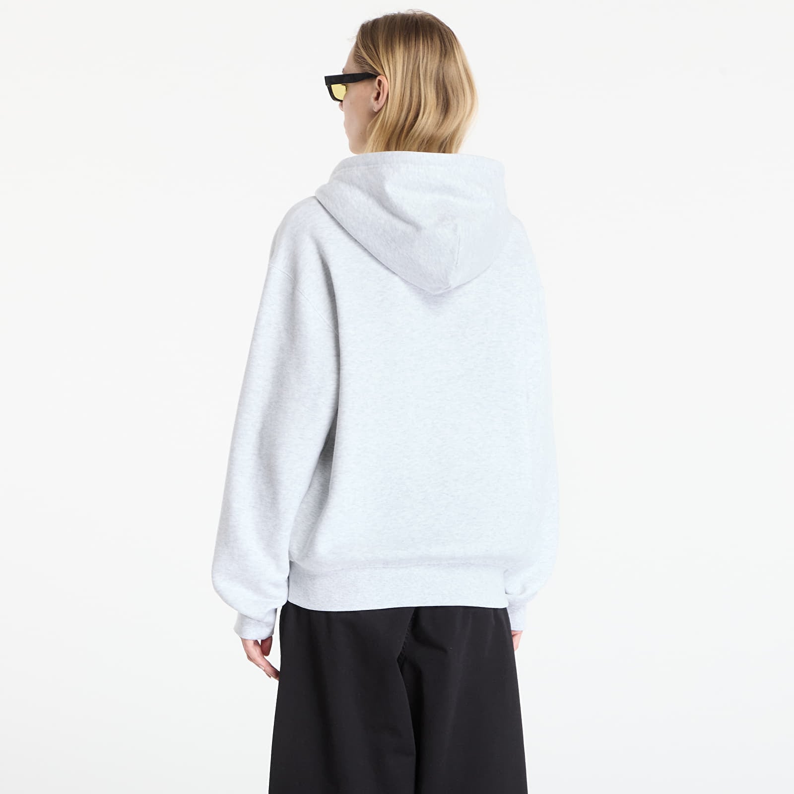 Herren-Sweatshirts Carhartt WIP Hooded WIP Label Sweat Jacket UNISEX Ash Heather