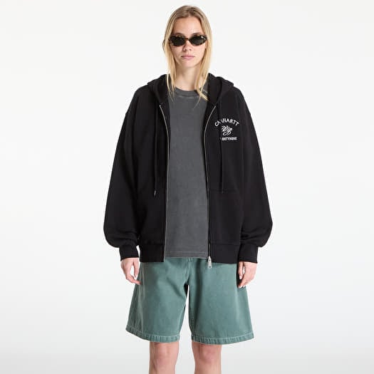 Sweatshirt Carhartt WIP Hooded Eightynine Sweat Jacket UNISEX Black