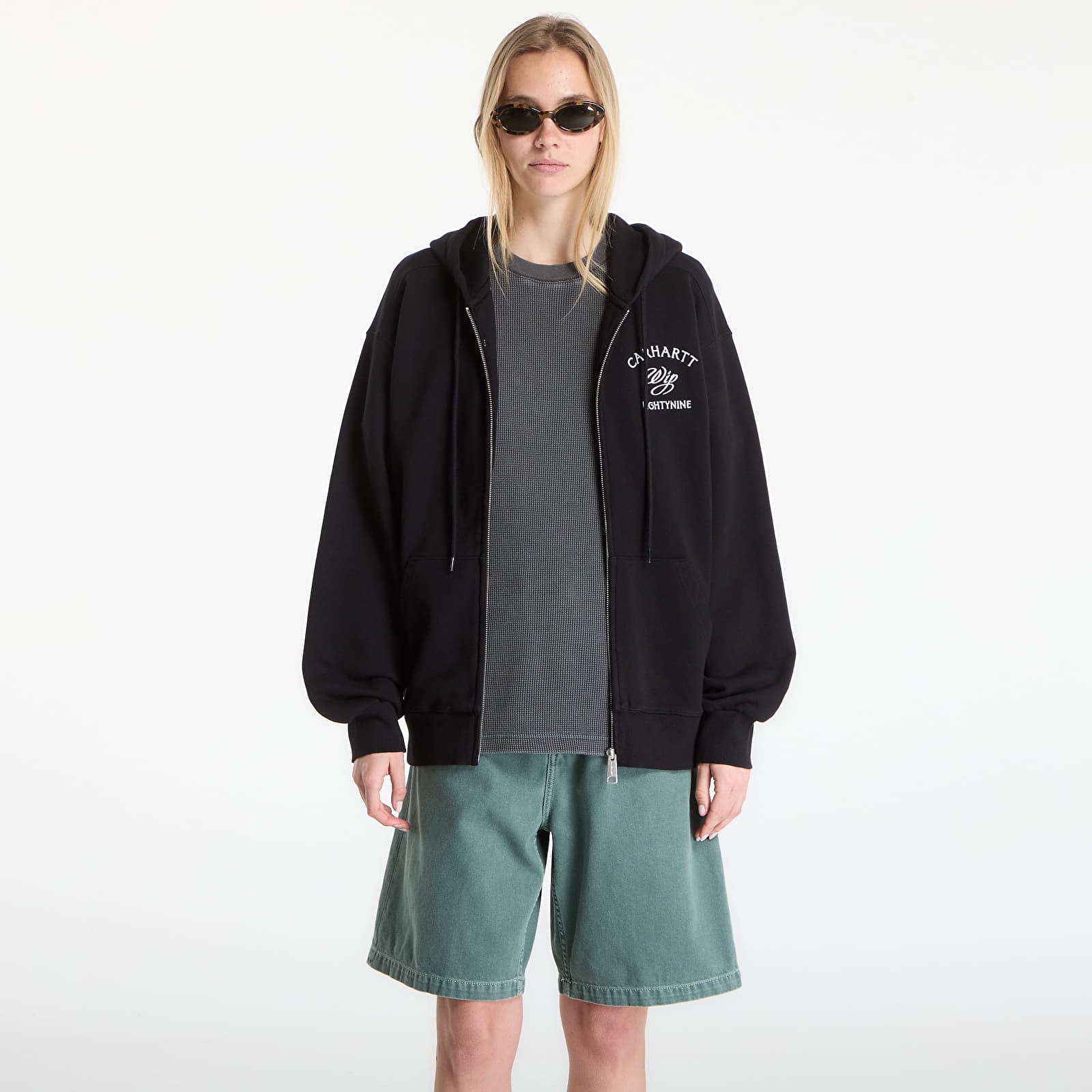 Мужские худи Carhartt WIP Hooded Eightynine Sweat Jacket UNISEX Black