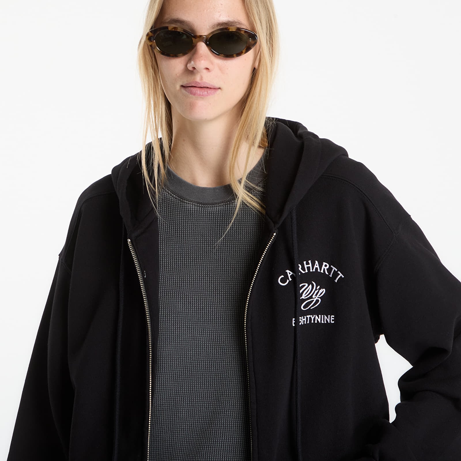 Мужские худи Carhartt WIP Hooded Eightynine Sweat Jacket UNISEX Black