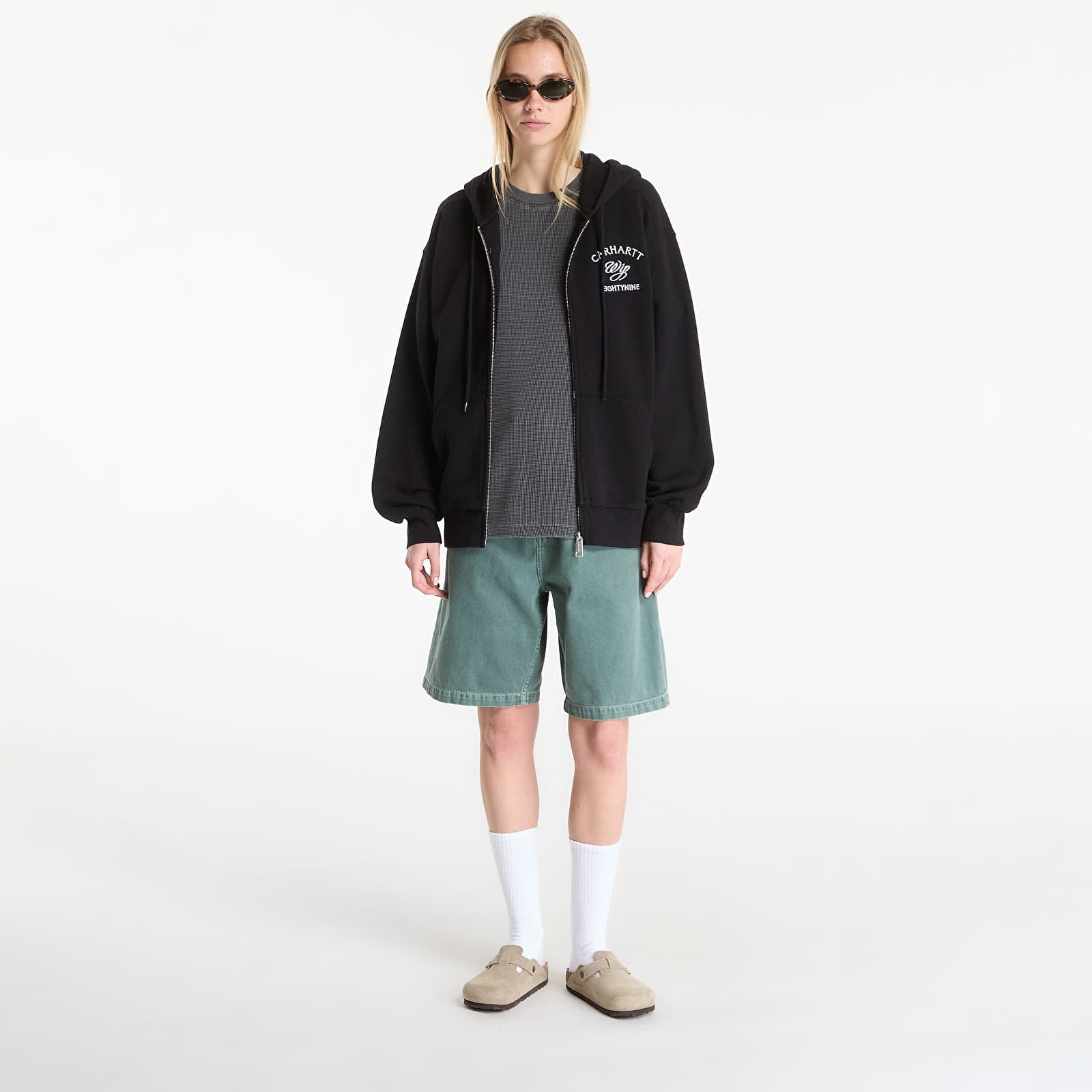 Мужские худи Carhartt WIP Hooded Eightynine Sweat Jacket UNISEX Black