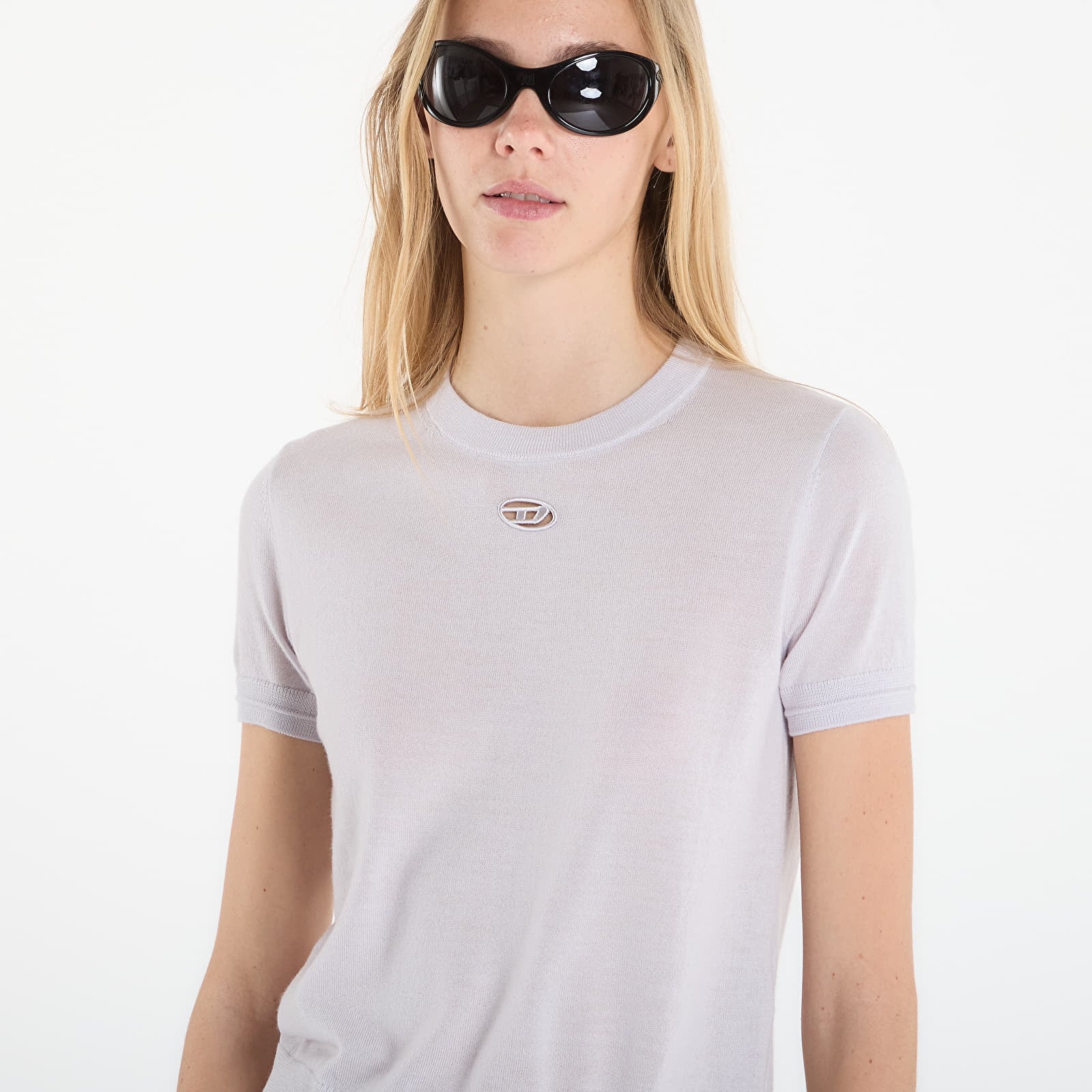 Γυναικεία πουλόβερ Diesel M-Aline Knitwear Mirage Gray