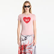 Diesel T-Uncuties-Long-S5 T-Shirt Pale Mauve