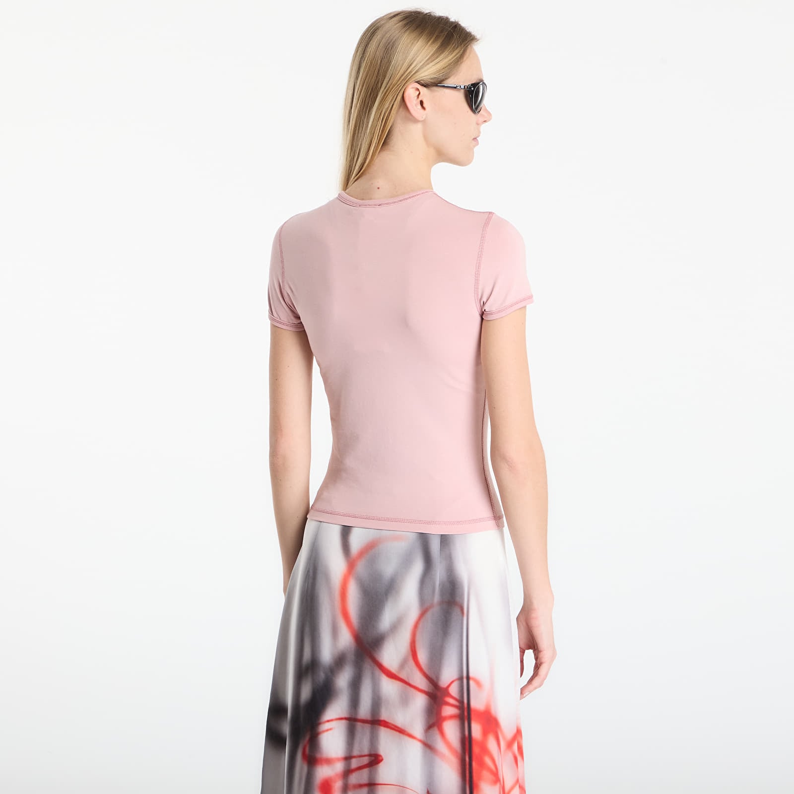 Women's T-shirts Diesel T-Uncuties-Long-S5 T-Shirt Pale Mauve