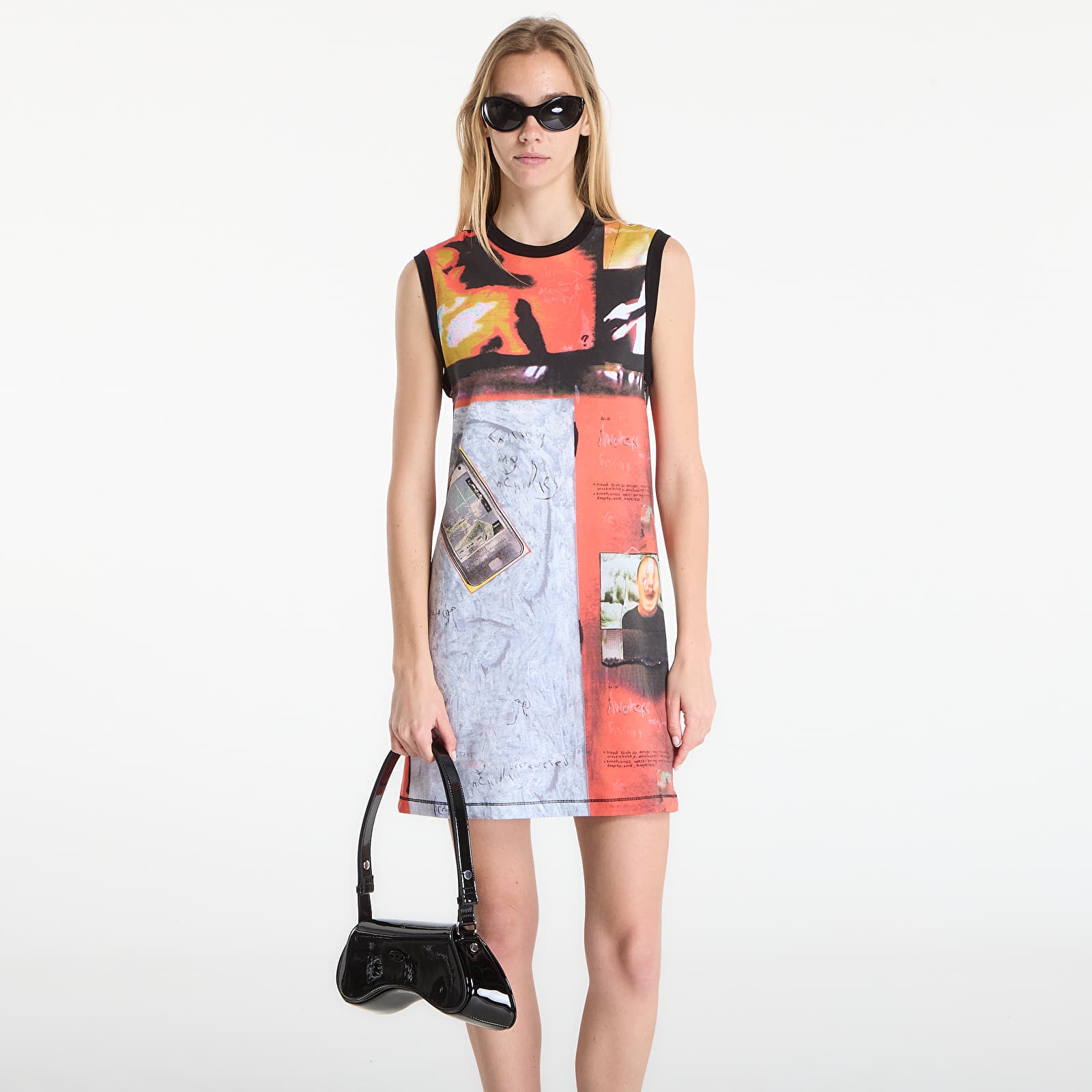 Rochii pentru femei Diesel D-Hessa Dress Printed Jersey