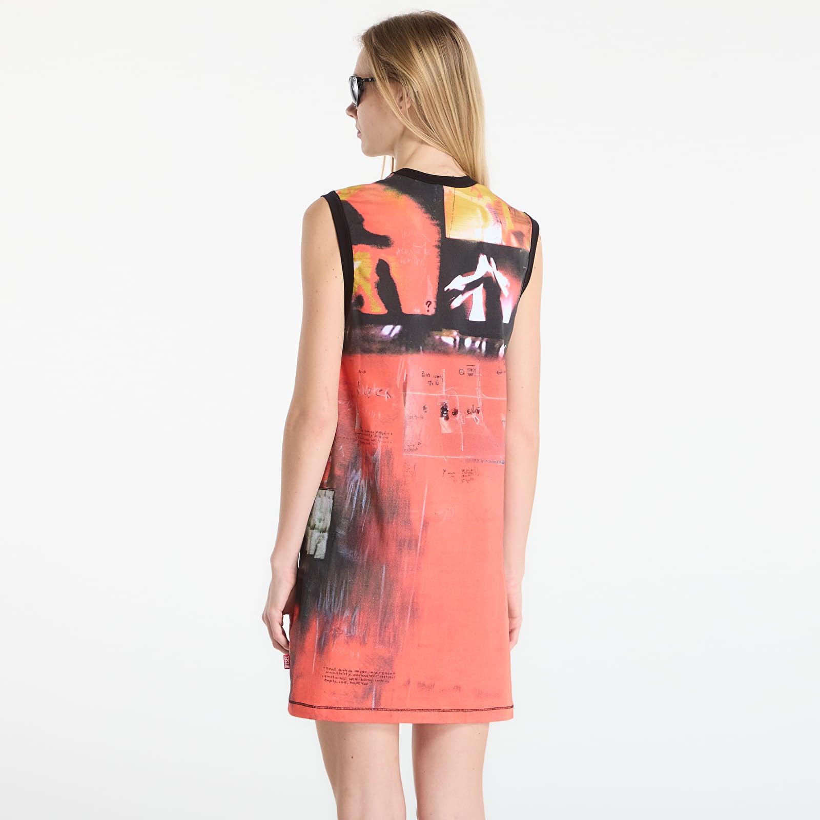 Rochii pentru femei Diesel D-Hessa Dress Printed Jersey