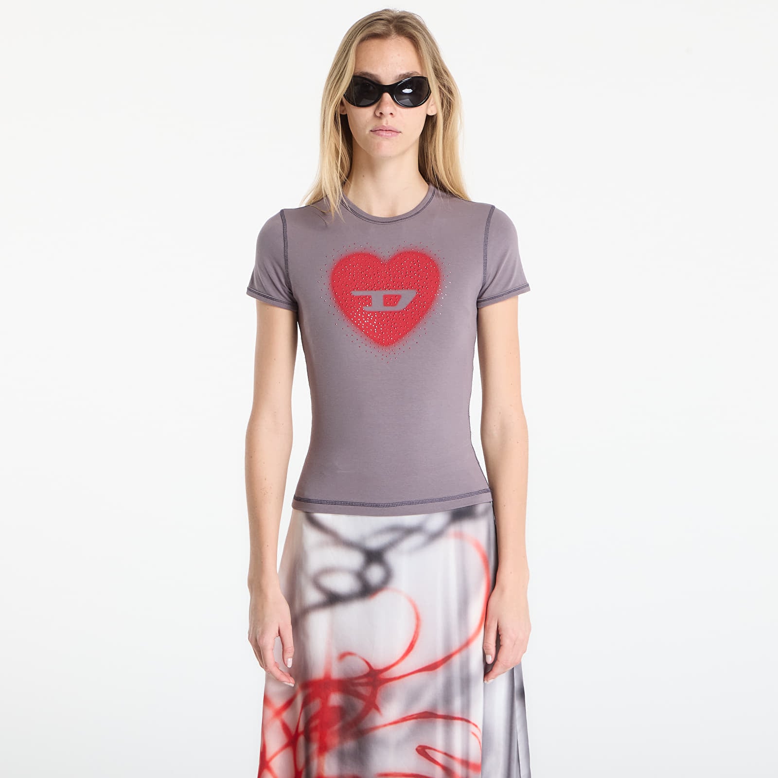 Тениска Diesel T-Uncuties-Long-S5 T-Shirt Shark M