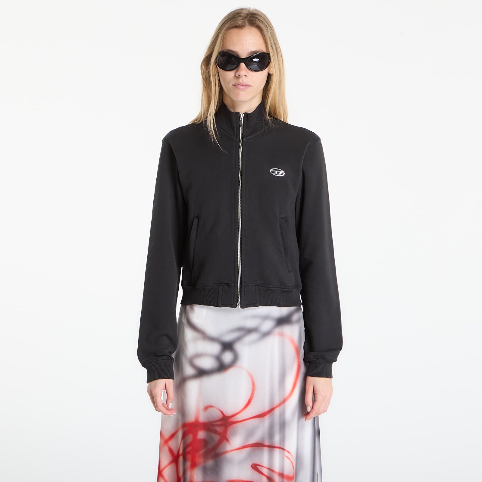 Women's Sweatshirts Diesel F-Flacin-Od Sweatshirt Black