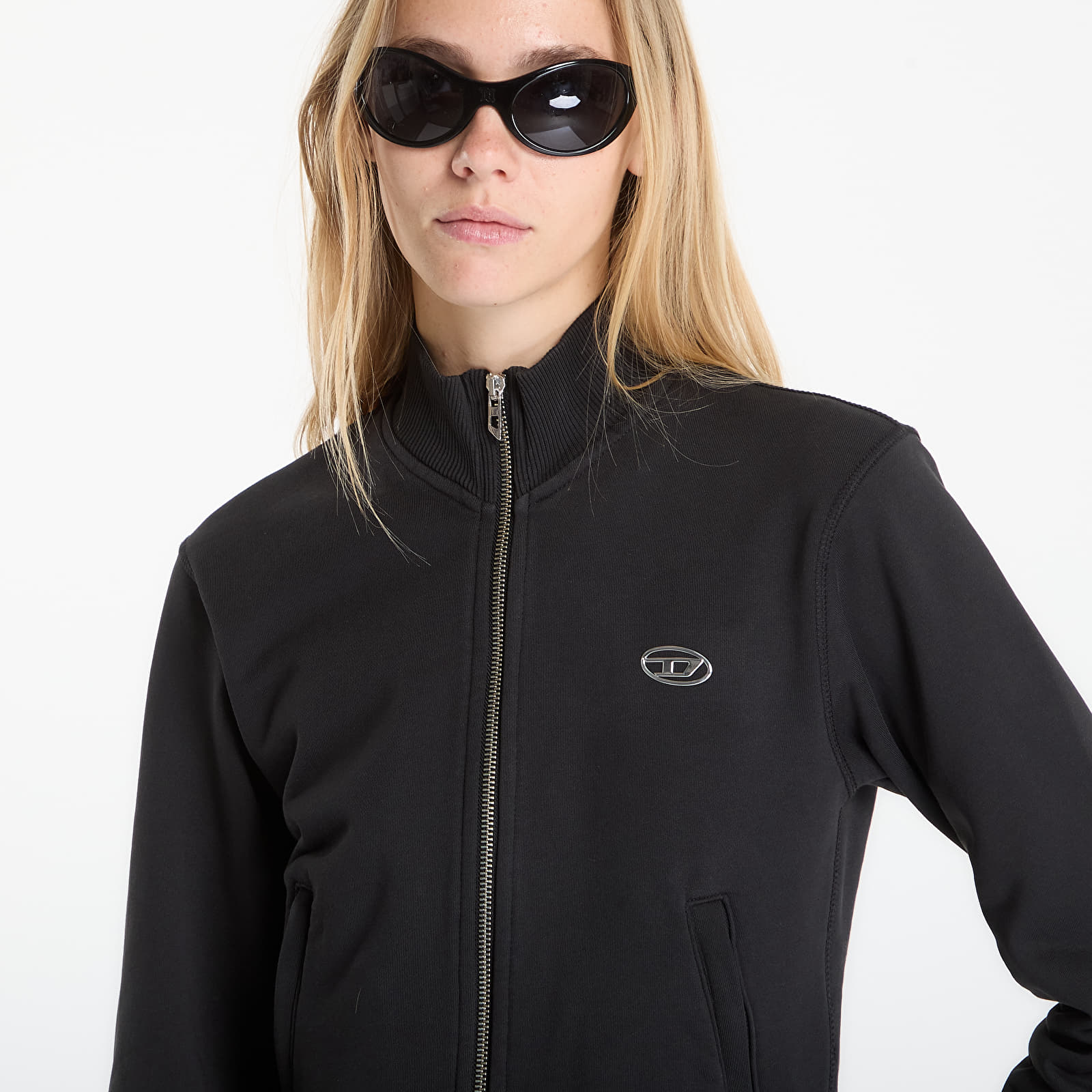 Women's Sweatshirts Diesel F-Flacin-Od Sweatshirt Black