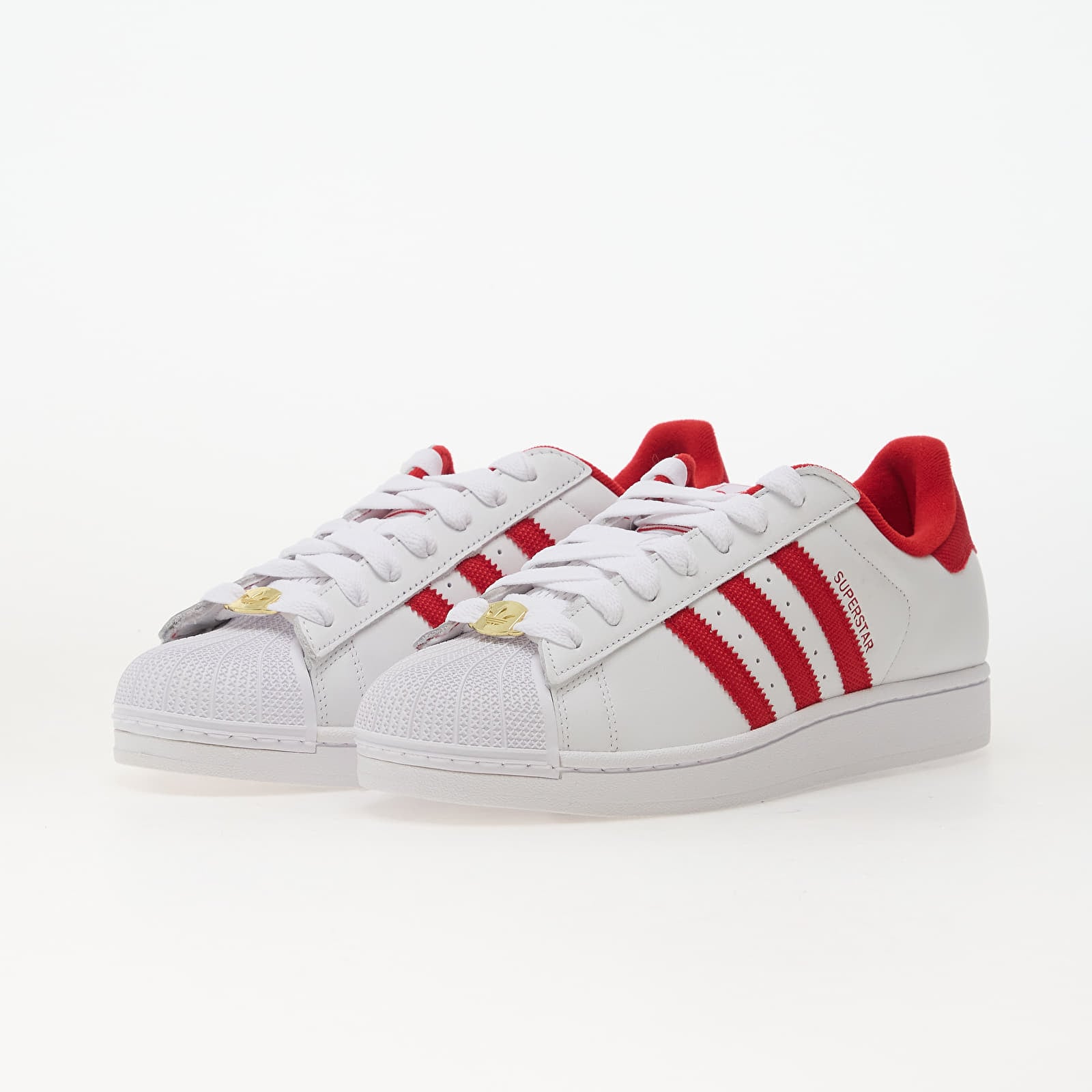 Férfi cipők adidas Superstar II Ftw White/ Better Scarlet/ Gold Metallic