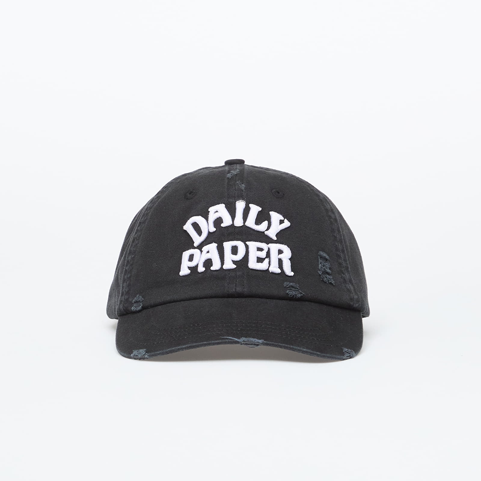 Férfi sapkák Daily Paper Stack Arch Cap Black