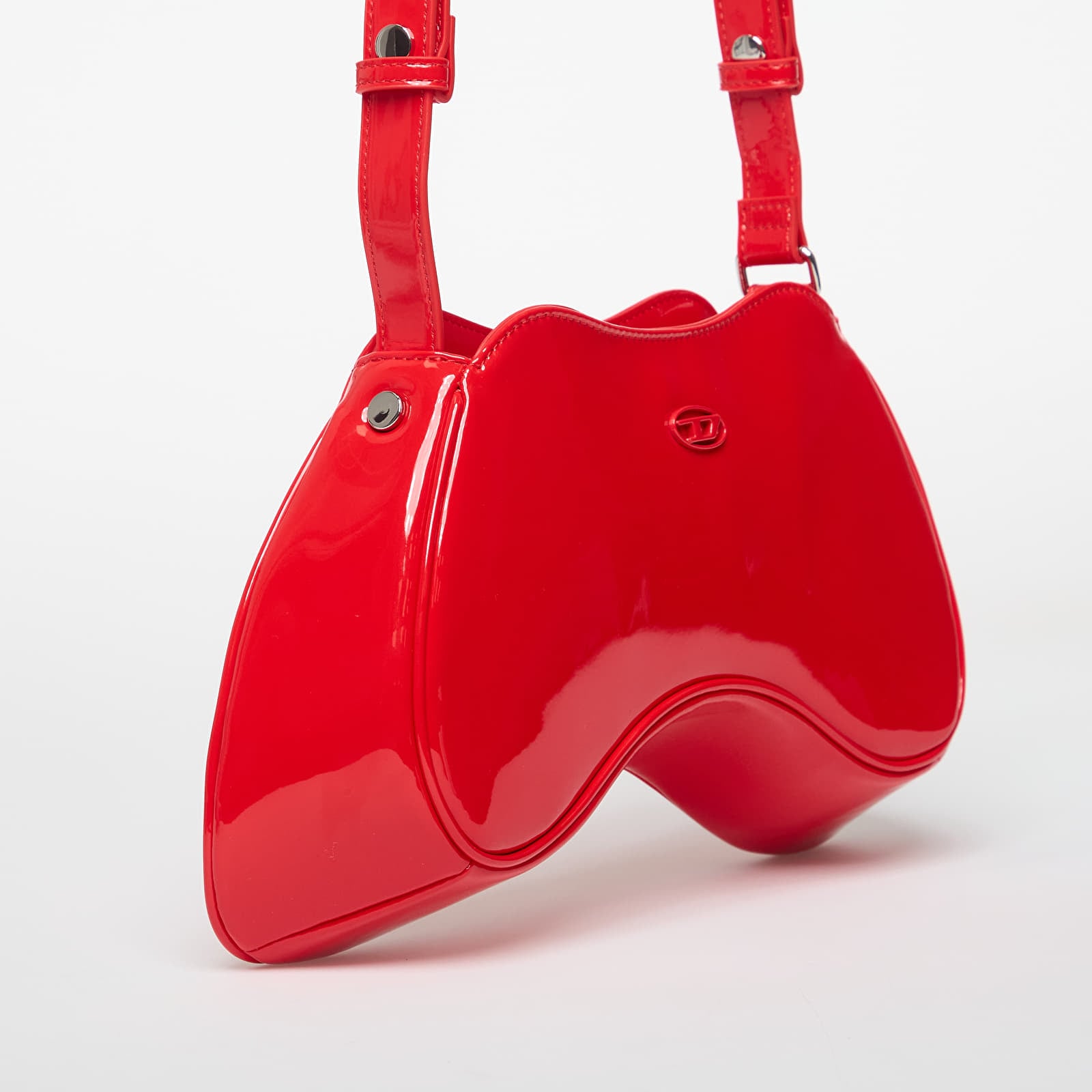 Naiste käekotid Diesel Play Shoulder Cross Bodybag Red/ Chromed