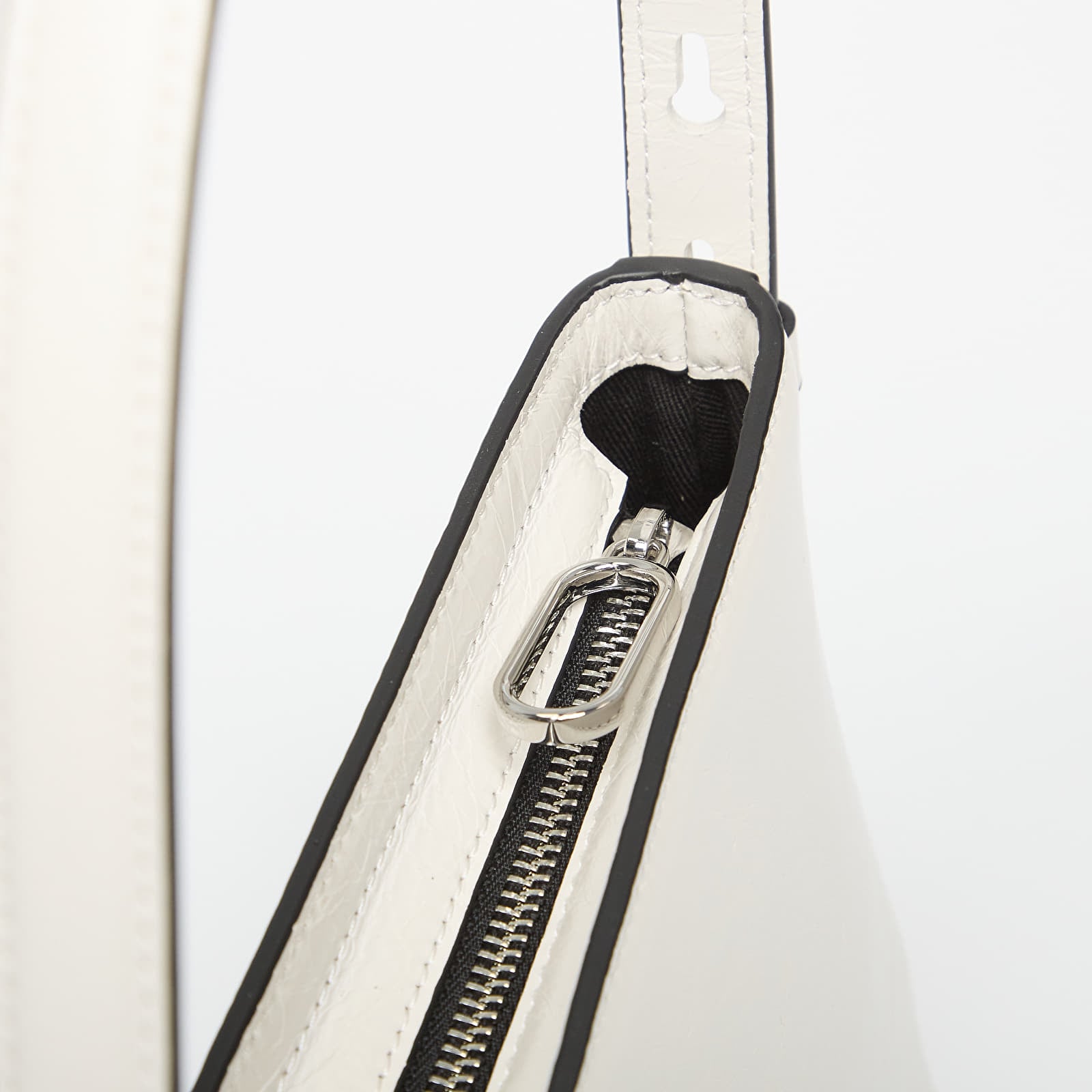 Sieviešu rokassomiņas Karl Lagerfeld Jeans Geo Lthr Shoulderbag Shiny Off White