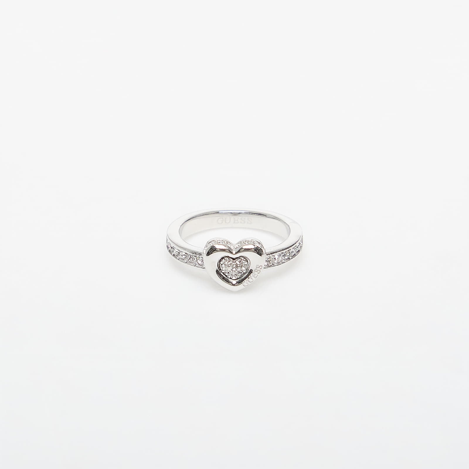 Пръстен GUESS L.O.V.E. Rhodium 56