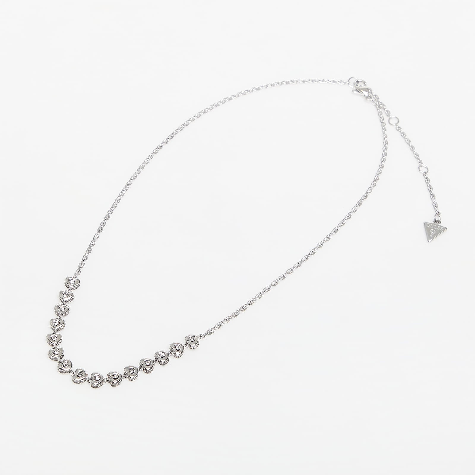 Halskjede GUESS L.O.V.E. Rhodium